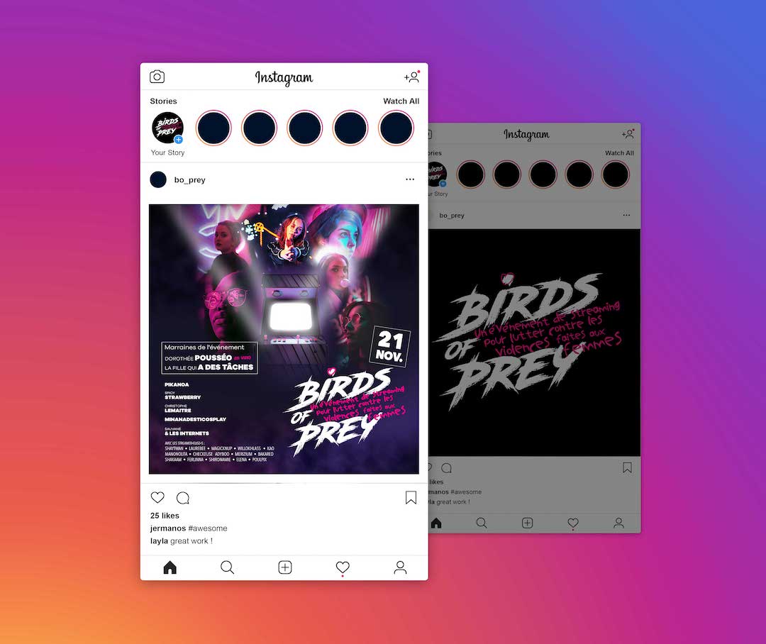 Birds Of Prey Instagram