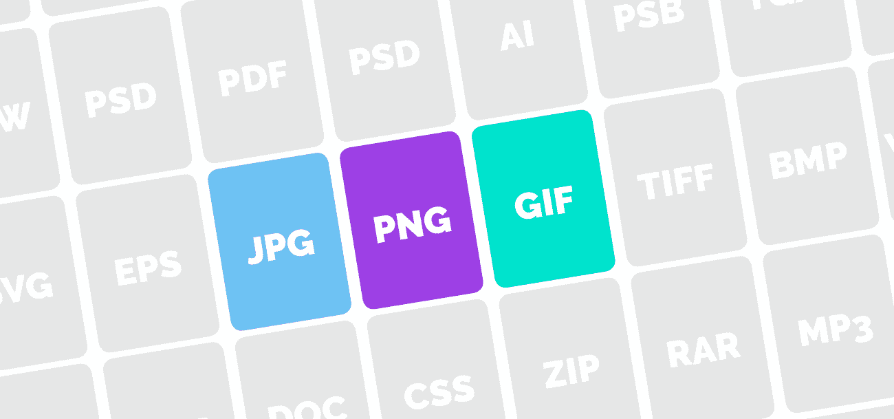 jpeg png gif