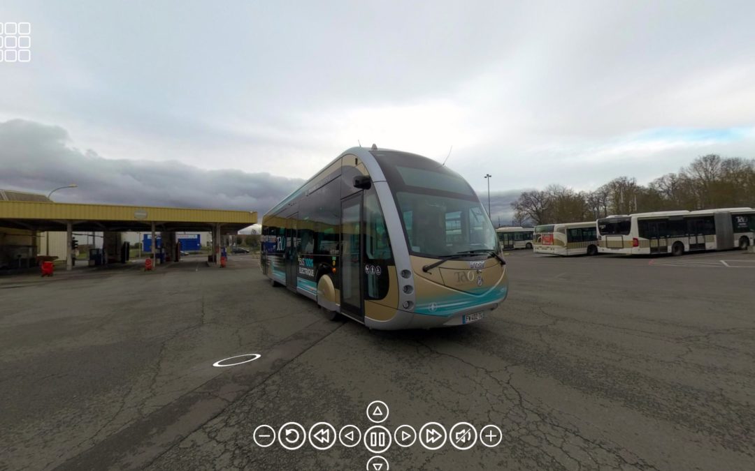 Visite du bus électrique d’Orléans Métropole en réalité virtuelle