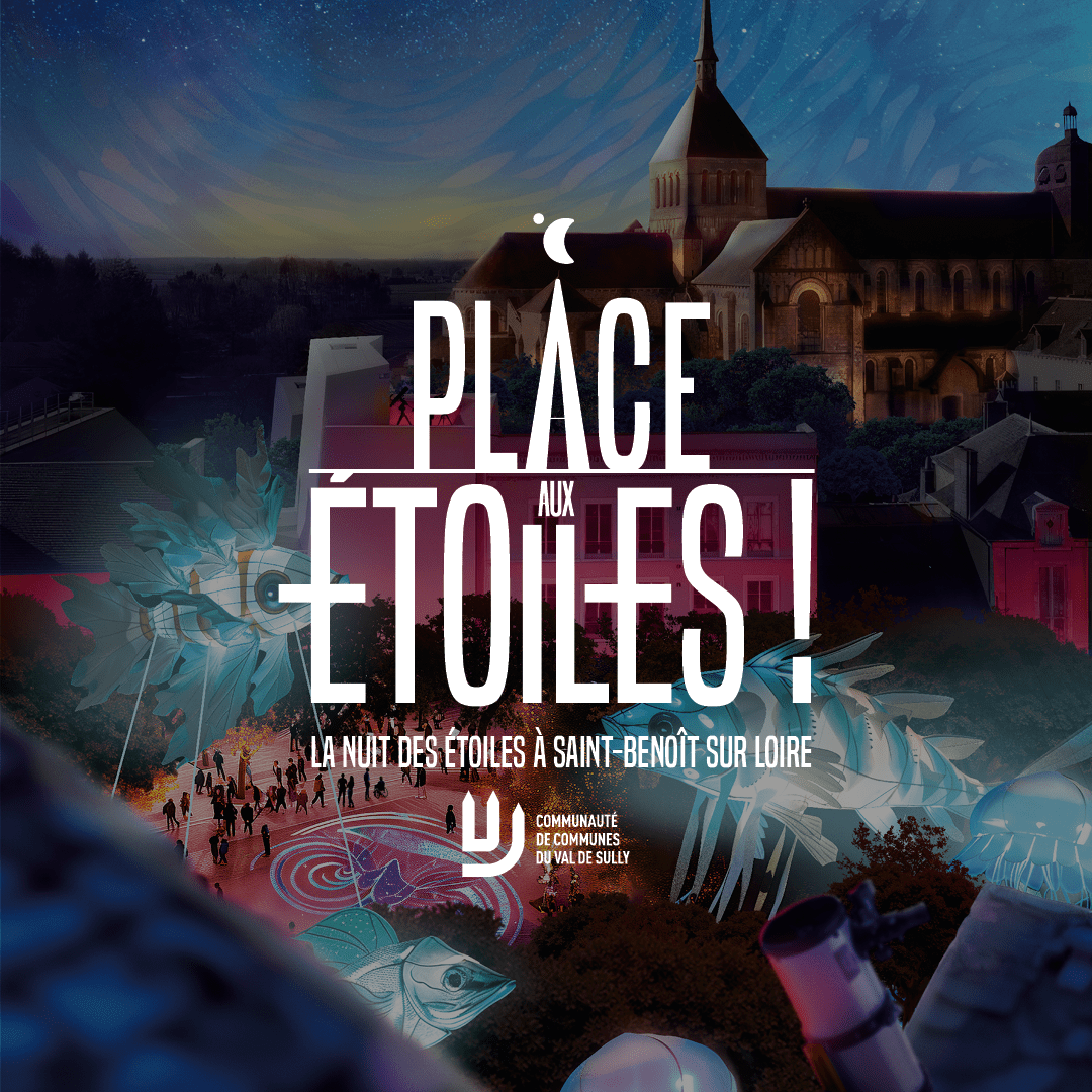 Affiche Marché Noël Orléans Communication
