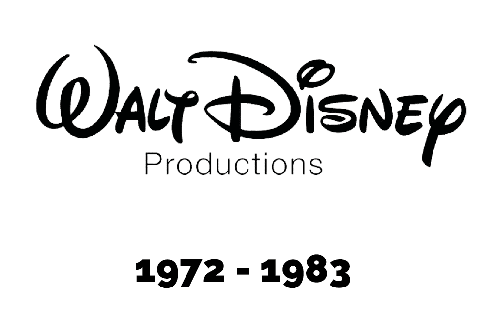Histoire logo Disney signature 1972 - 1983