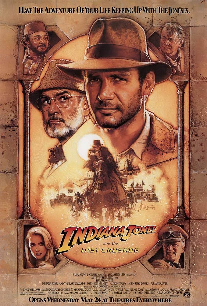 Affiche Drew Struzan - Indiana Jones et la dernière croisade