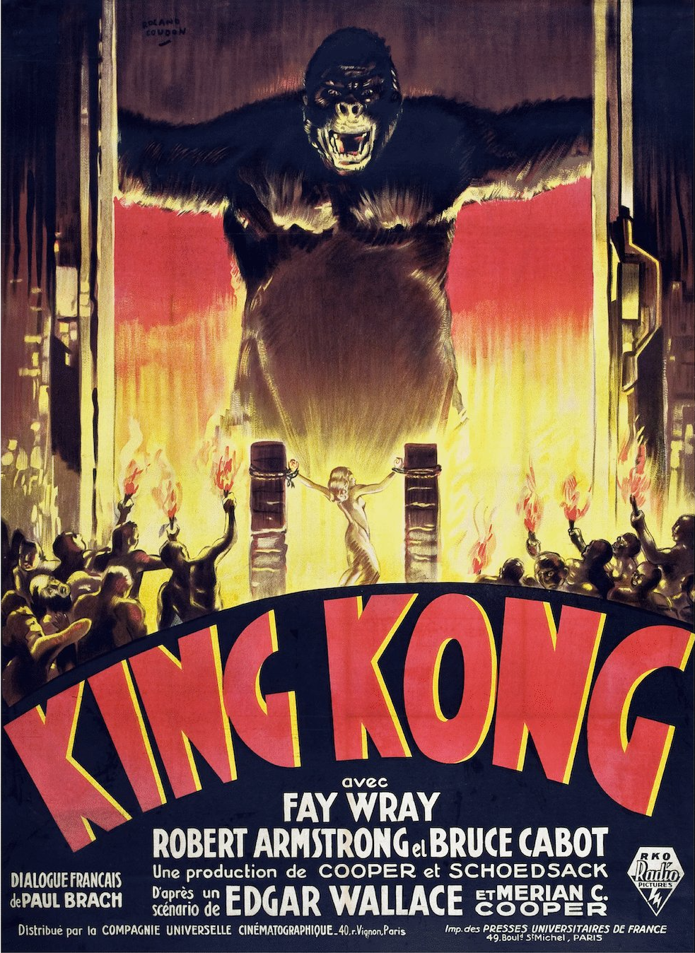 film King Kong 1930 aventure logo