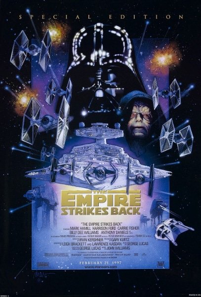 Drew Struzan - Affiche Empire Strikes Back