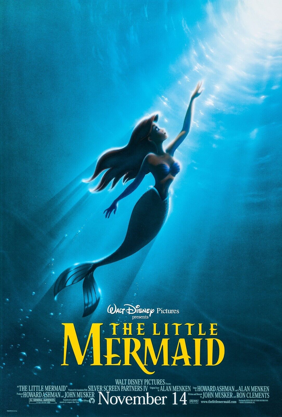 John Alvin - Affiche La Petite Sirène - Disney