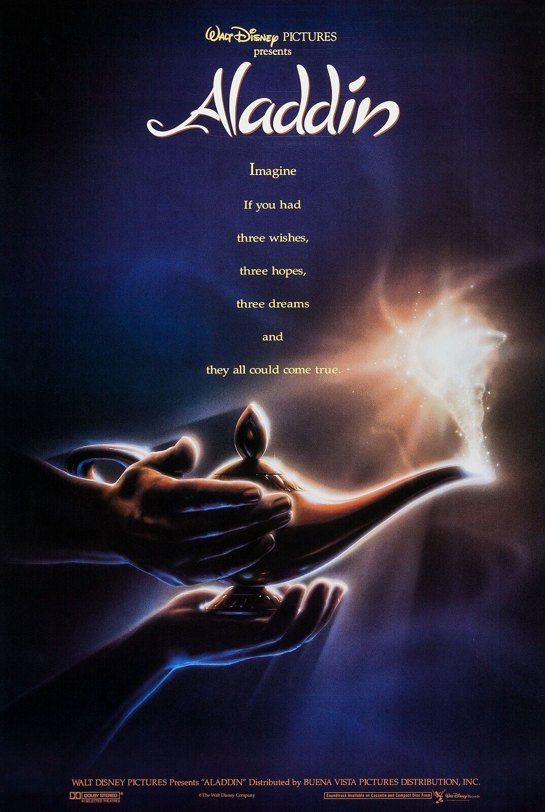 Affiche Aladdin - John Alvin - Disney