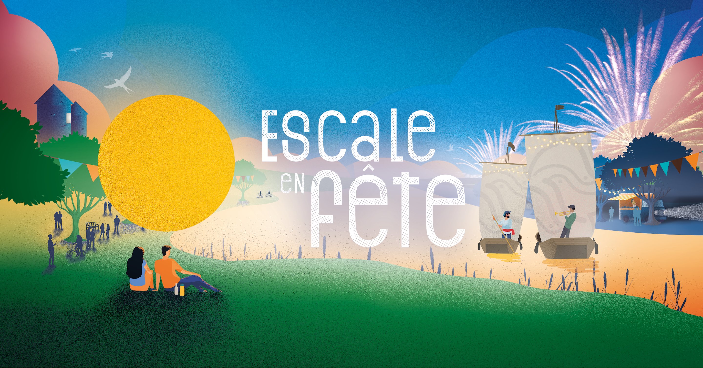 Escale en fête 2023 - graphisme Loiret